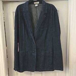 Covington Dark Blue Denim Blazer